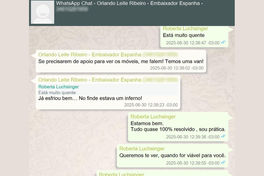Mensagens sobre apoio em Madri