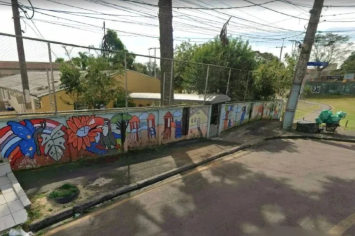 Centro Municipal de Educação Infantil no bairro São Braz, em Curitiba